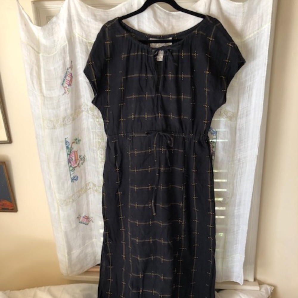 Ace & Jig black and gold cotton dress - Medium
